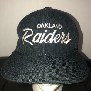 90s Oakland Raiders hat